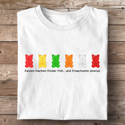 KATZEN MACHEN KINDER FROH (Premium Bio Unisex T-Shirt)